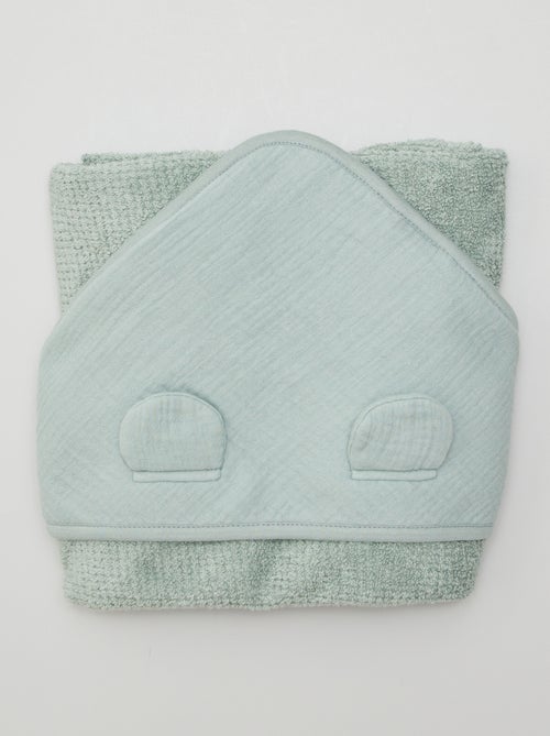 Badcape van badstof - Kiabi