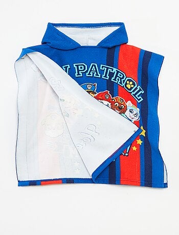 Badcape van badstof met 'PAW Patrol'-print