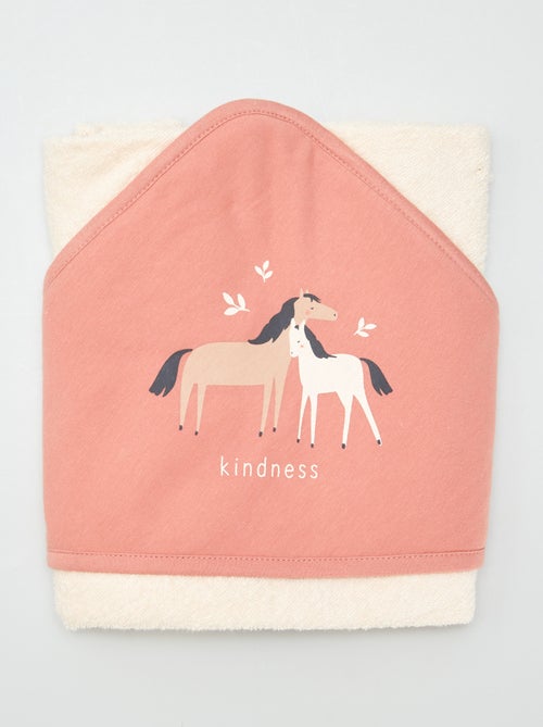 Badcape van badstof - Kiabi