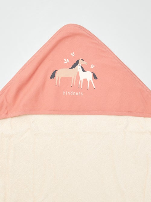 Badcape van badstof - Kiabi