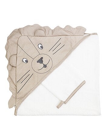 Badcape voor baby