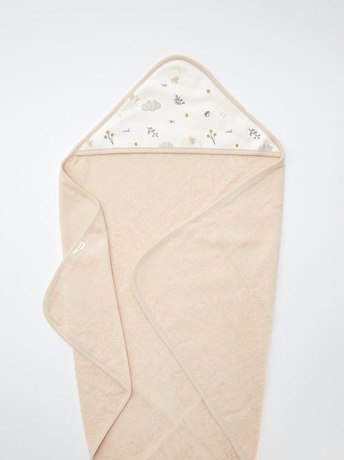 Badcape + washandje 'Petit Béguin' - Kiabi