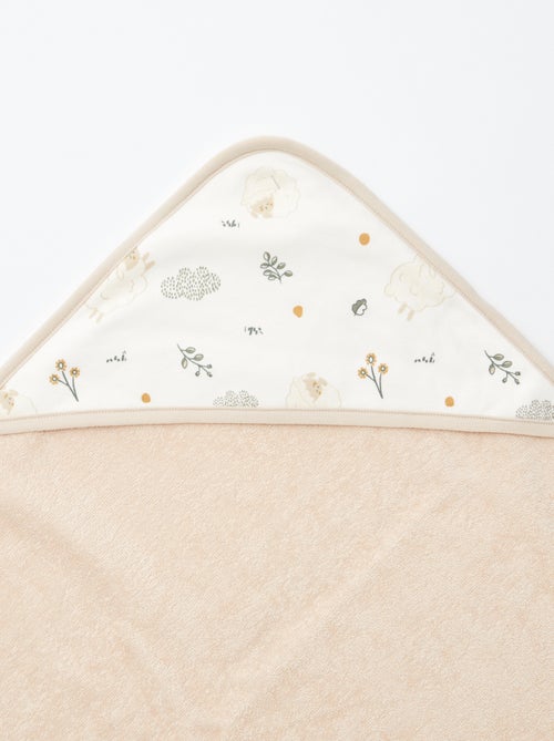 Badcape + washandje 'Petit Béguin' - Kiabi