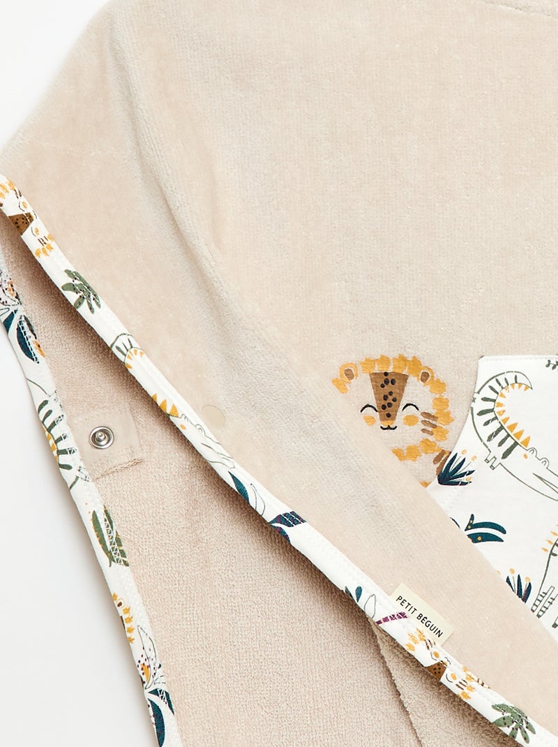 Badcape/poncho Kaki - Kiabi