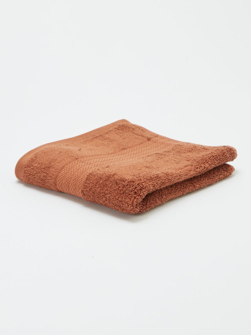 Badhanddoek 50x90 cm - Kiabi Home BRUIN - Kiabi