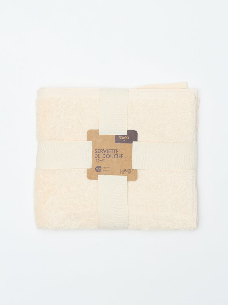 Badhanddoek 50x90 cm Wit - Kiabi