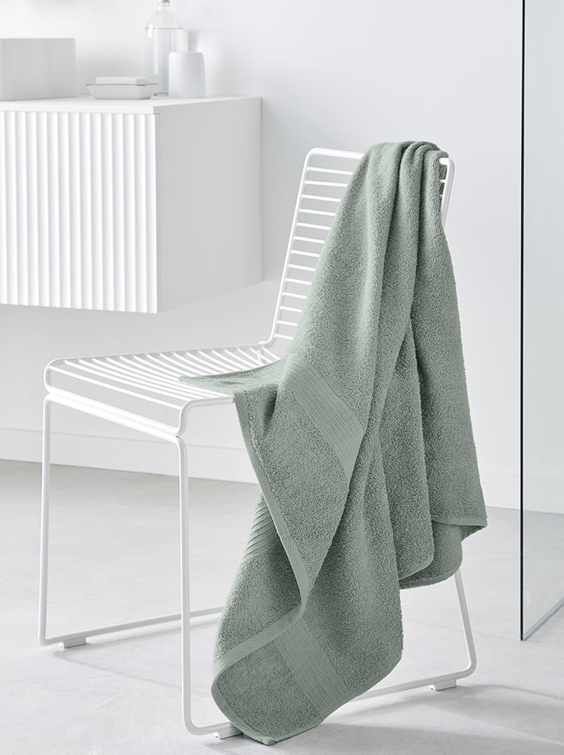 Badhanddoek 70 x 130 cm GROEN - Kiabi