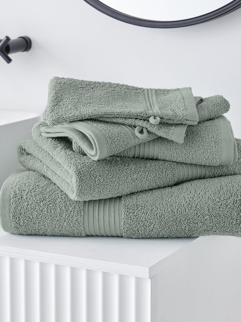 Badhanddoek 70 x 130 cm GROEN - Kiabi