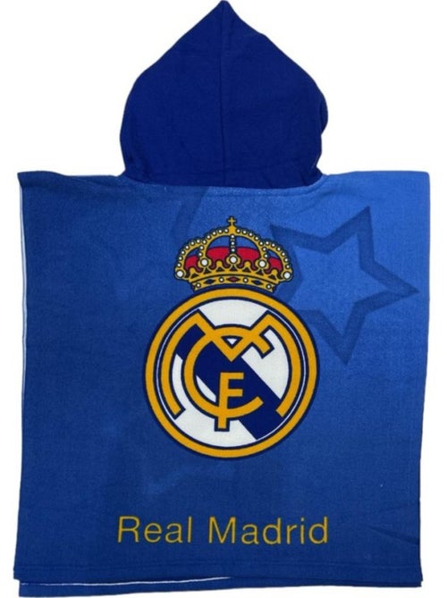 Badhanddoek met Capuchon Real Madrid 55x110 cm - Poncho Microvezel - Kiabi