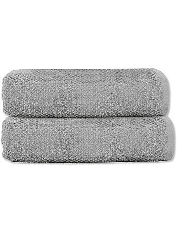 Badhanddoek set van 2 gastendoeken 50 x 90 cm katoenen badstof 600 g/m² - OEKO-TEX
