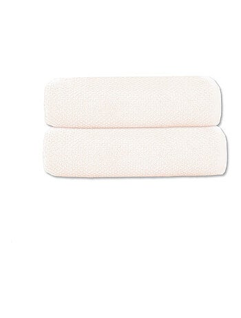 Badhanddoek set van 2 gastendoeken 50 x 90 cm katoenen badstof 600 g/m² - OEKO-TEX