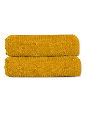 Badhanddoek set van 2 gastendoeken 50 x 90 cm katoenen badstof 600 g/m² - OEKO-TEX