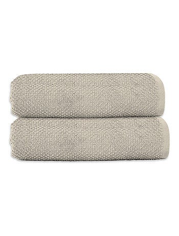 Badhanddoek set van 2 in katoen 70x140 cm 600 GSM OEKO-TEX