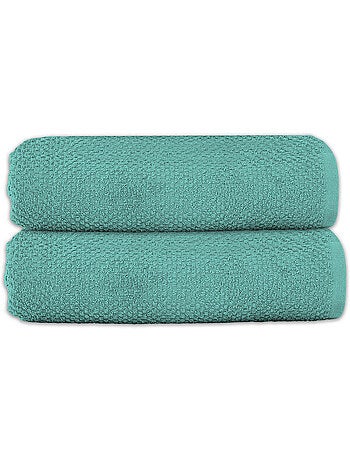 Badhanddoek set van 2 in katoen 70x140 cm 600 GSM OEKO-TEX