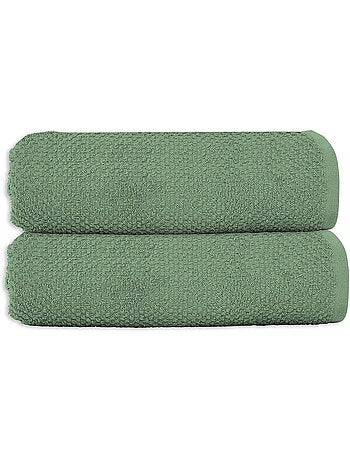 Badhanddoek set van 2 in katoen 70x140 cm 600 GSM OEKO-TEX