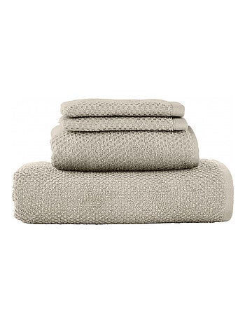 Badhanddoekenset 4-delig katoen OEKO-TEX met beige – Guy Levasseur