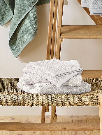 Badhanddoekenset 4-delig katoen OEKO-TEX met beige – Guy Levasseur
