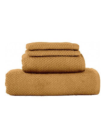 Badhanddoekenset 4-delig katoen OEKO-TEX met beige – Guy Levasseur