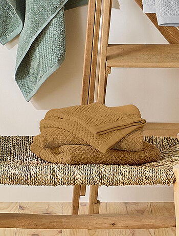 Badhanddoekenset 4-delig katoen OEKO-TEX met beige – Guy Levasseur
