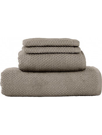 Badhanddoekenset 4-delig katoen OEKO-TEX met beige – Guy Levasseur