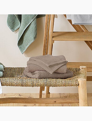 Badhanddoekenset 4-delig katoen OEKO-TEX met beige – Guy Levasseur