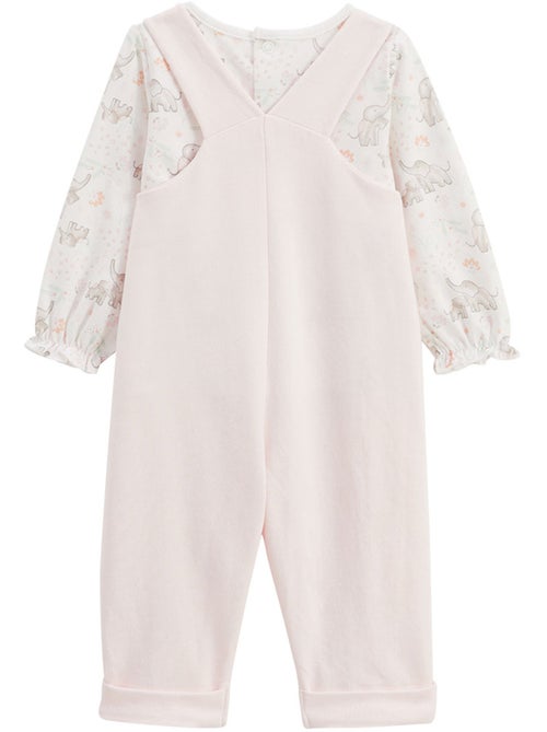 Badian baby tuinbroek en t-shirt set - Kiabi