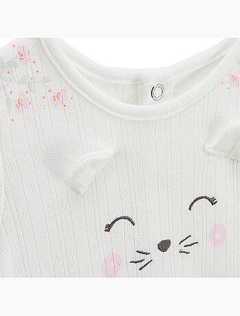 Badian babyset: pointelle t-shirt en legging