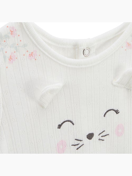 Badian babyset: pointelle T-shirt en legging - Kiabi