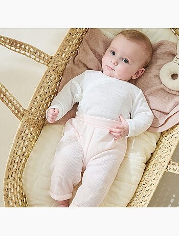 Badian pointelle babyrompertje en broekje set
