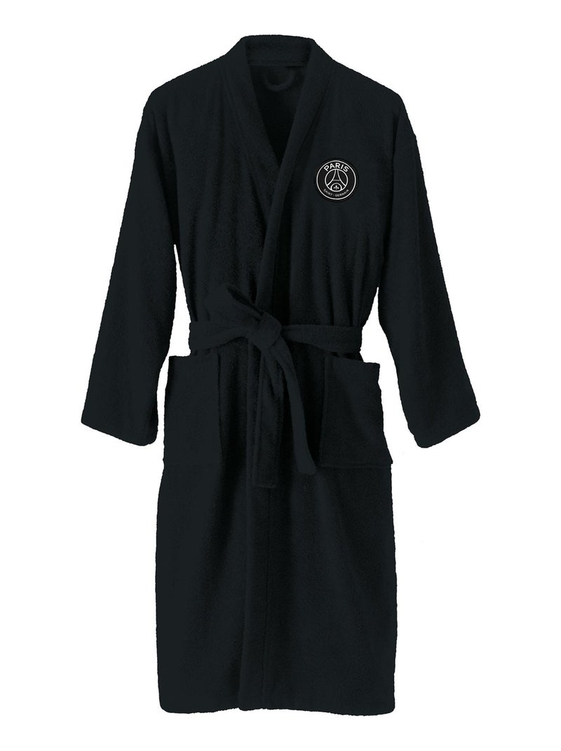 Badjas 100% katoen, psg premium Zwart - Kiabi