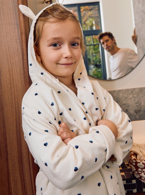 Badjas van katoenen badstof - Kiabi