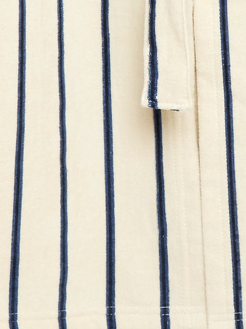 Badjas van katoenen badstof - Kiabi