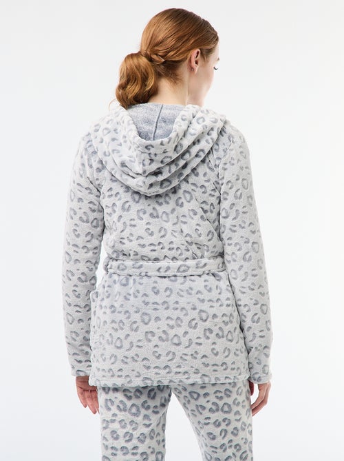 Badjas van zachte fleece - Kiabi