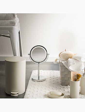 Badkamer prullenbak met pedaal POP 3L beige mat - Guy Levasseur