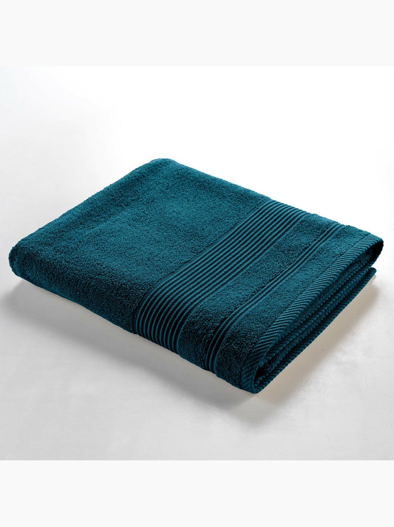 Badlaken – effen badstofkatoen tendresse Indigo - Kiabi