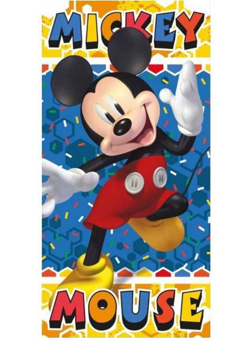 Badlaken Mickey Mouse Disney 100% katoen 140 x 70 cm - Kiabi