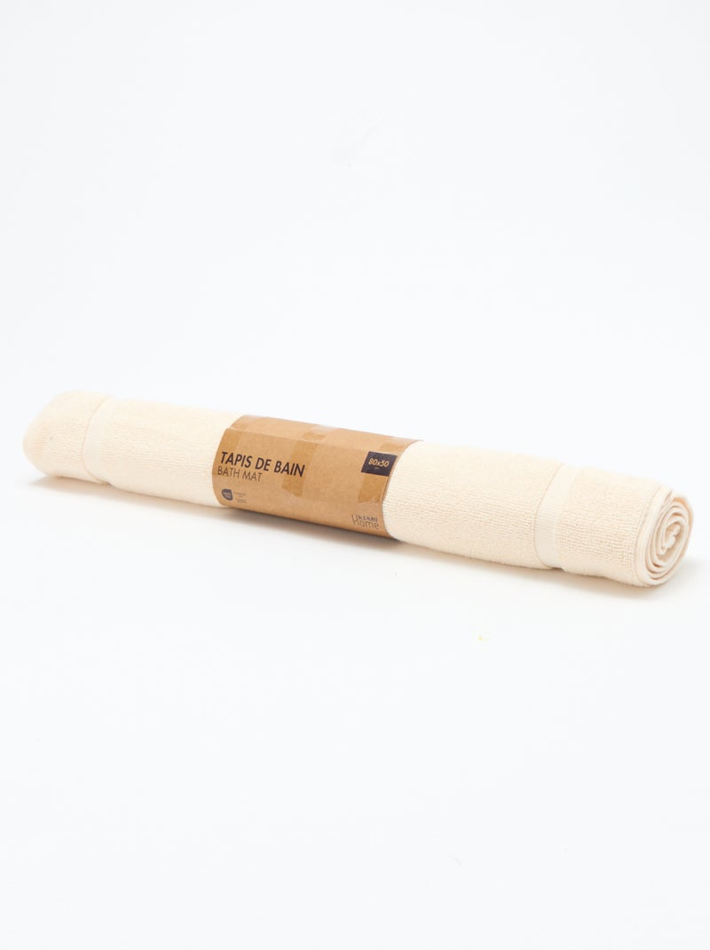 Badmat 80 x 50 cm Wit - Kiabi