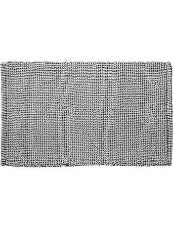 Badmat BALI polycotton antislip zwart 50 x 80 cm Guy Levasseur