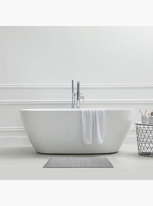 Badmat BALI polycotton antislip zwart 50 x 80 cm Guy Levasseur - Kiabi Badmat BALI polycotton antislip zwart 50 x 80 cm Guy Levasseur - Kiabi