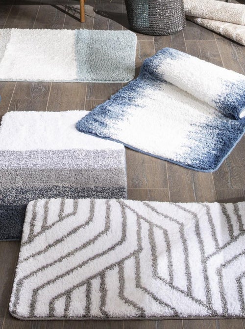 Badmat Energy van polyester antislip degradé 50 x 80 cm – Guy Levasseur - Kiabi