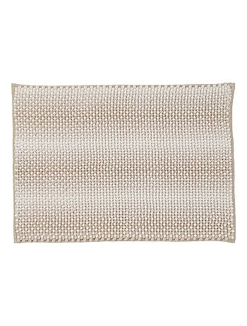 Badmat Guy Levasseur effet maille antislip 50 x 80 cm – Polyester