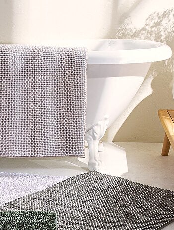 Badmat Guy Levasseur effet maille antislip 50 x 80 cm – Polyester