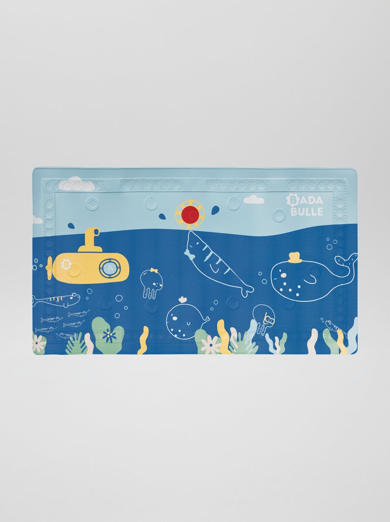 Badmat met antislip 'Badabulle' BLAUW - Kiabi