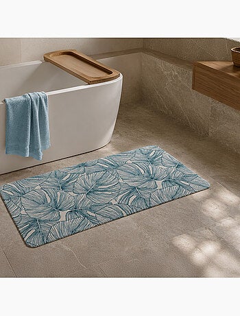 Badmat met tropische jungleprint