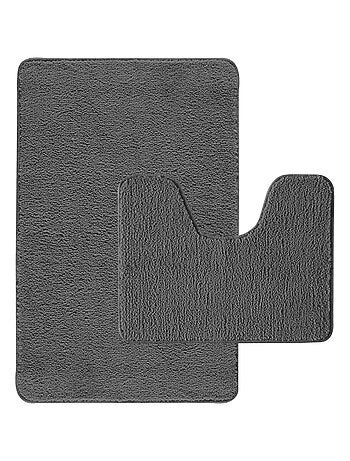 Badmat set van 2 POLYNESIE polyester met latex antislip - Guy Levasseur