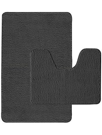 Badmat set van 2 POLYNESIE polyester met latex antislip - Guy Levasseur