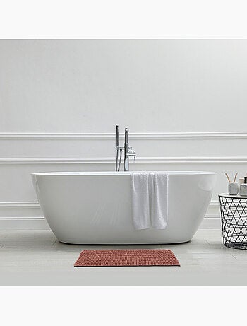 Badmat STRIPY antracietgrijs in polyester 50x70 cm antislip Guy Levasseur