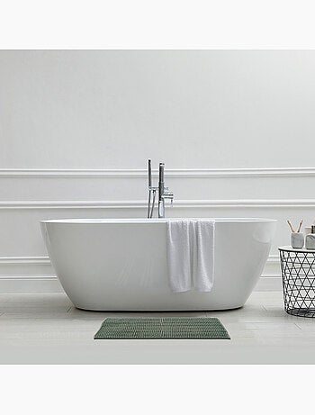 Badmat STRIPY antracietgrijs in polyester 50x70 cm antislip Guy Levasseur