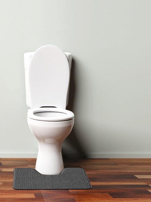 Badmat toilet antislip 50 x 40 cm POLYNESIE taupe 100% polyester Guy Levasseur - Kiabi Badmat toilet antislip 50 x 40 cm POLYNESIE taupe 100% polyester Guy Levasseur - Kiabi