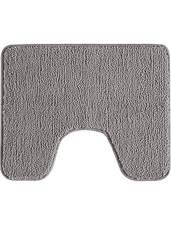 Badmat toilet antislip 50 x 40 cm POLYNESIE taupe 100% polyester Guy Levasseur